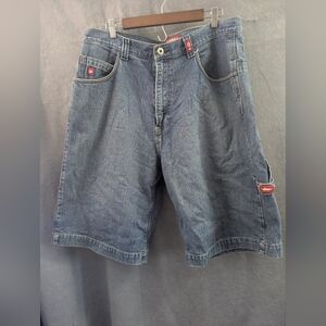 JNCO Spiked Skull Shorts